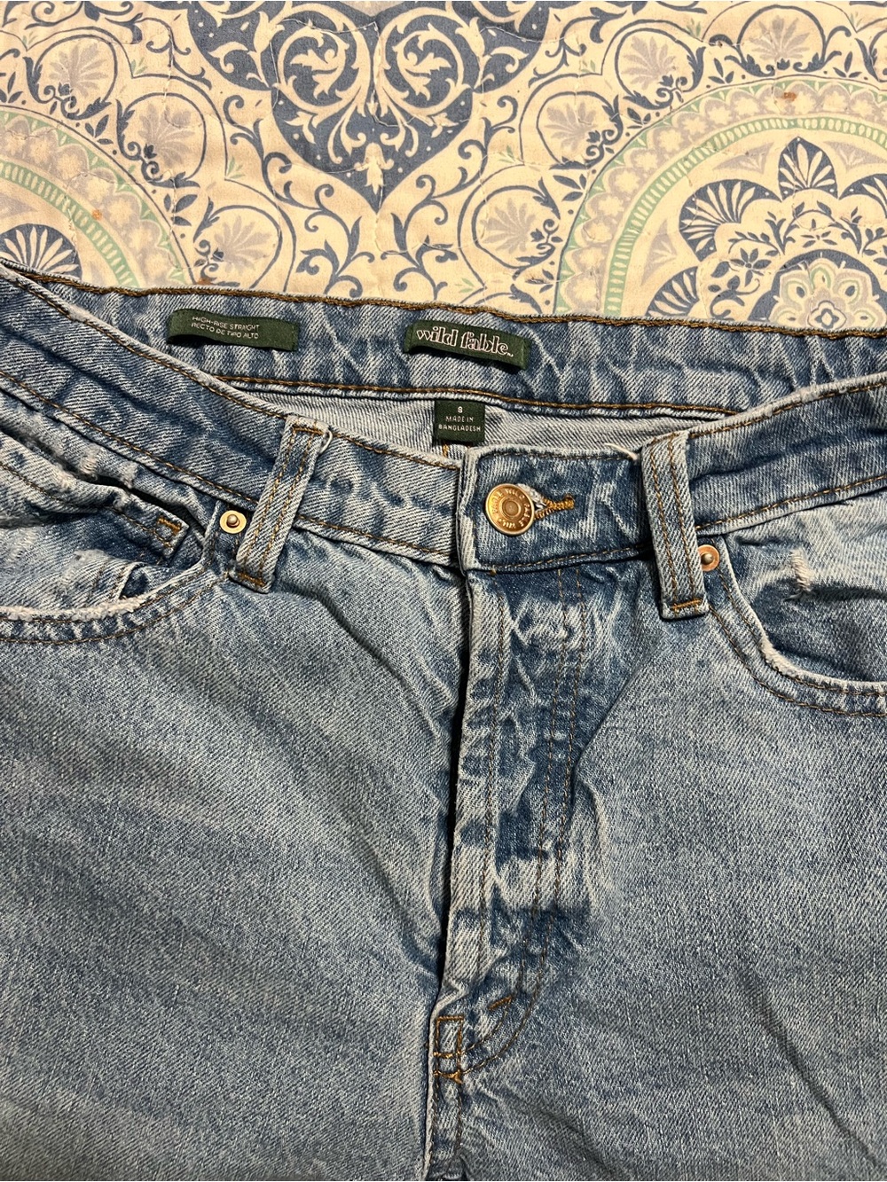 Wild Fable Light Blue straight Jeans size 8